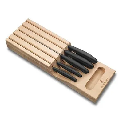 Victorinox Ceppo in legno 5 coltelli da cucina